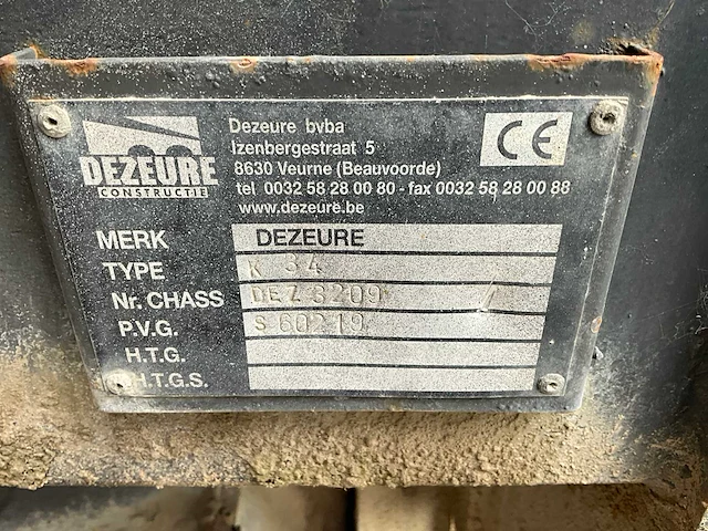 2007 dezeure k34 dumper - afbeelding 3 van  17