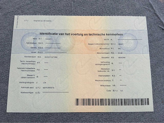 2007 ducati gt1000 motorfiets - afbeelding 48 van  57