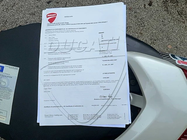 2007 ducati hypermotard 1100/1100s b1 motorfiets - afbeelding 16 van  27