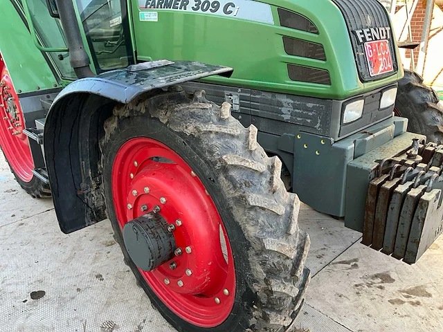 2007 fendt 309ci vierwielaangedreven gps + extra brede bandensets - afbeelding 3 van  51