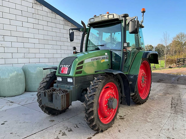 2007 fendt 309ci vierwielaangedreven gps + extra brede bandensets - afbeelding 12 van  51