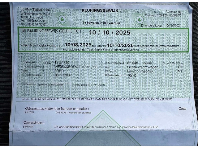 2007 ford transit (6 plaatsen) - afbeelding 31 van  53