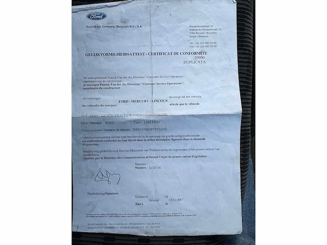 2007 ford transit (6 plaatsen) - afbeelding 35 van  53