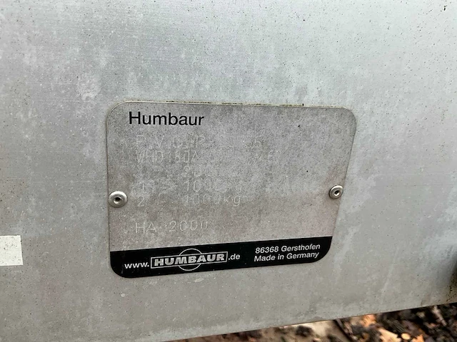 2007 humbaur ha2000 aanhangwagen - afbeelding 2 van  14