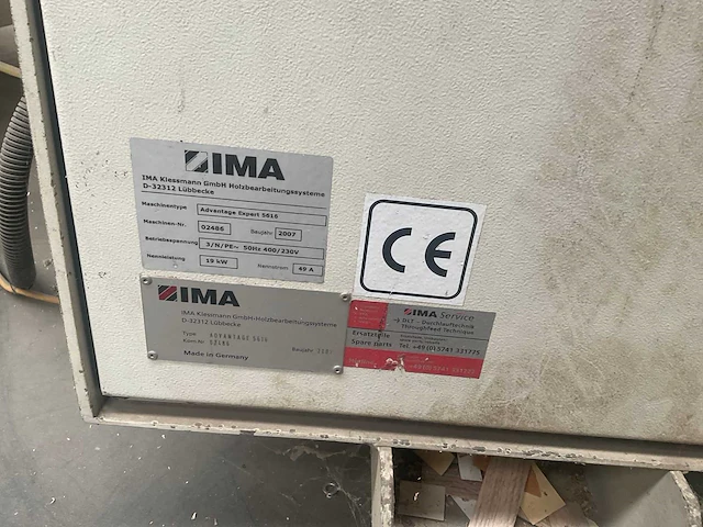 2007 ima advantage expert 5616 eenzijdige kantenverlijmer- houtbewerking - houtbewerkingsmachines - afbeelding 7 van  7