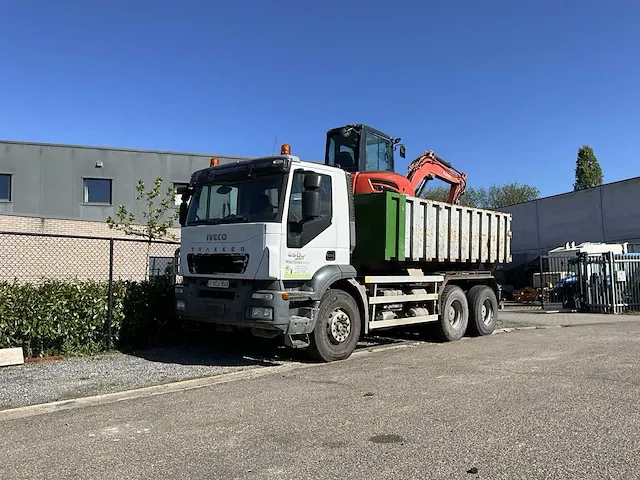 2007 iveco trakker vrachtwagen met containersysteem - afbeelding 1 van  30