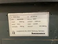 2007 jungheinrich ece 220xl orderpicker - afbeelding 5 van  5