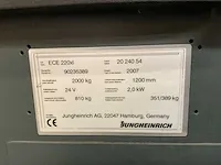 2007 jungheinrich ece 220xl orderpicker - afbeelding 5 van  5