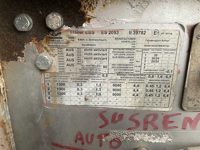 2007 kempf skm 39/3 kipper - afbeelding 16 van  27