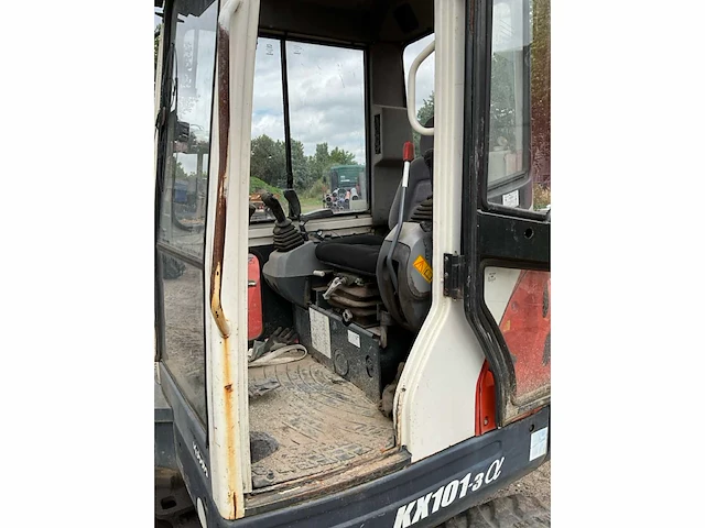 2007 kubota kx101-3 minigraafmachine - afbeelding 13 van  18