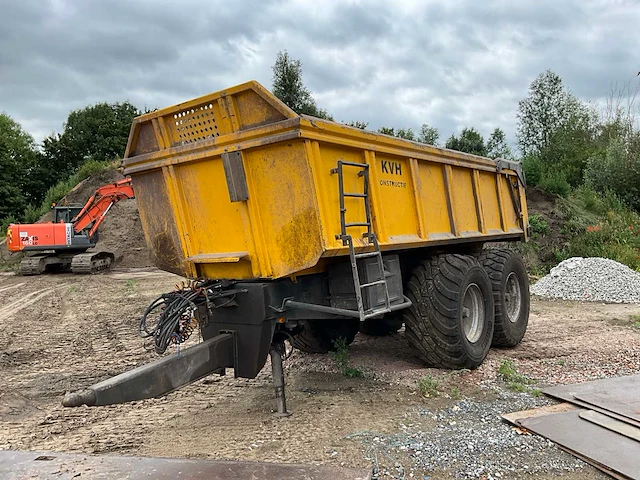 2007 kvh constructie 18tl dumper aanhanger - afbeelding 1 van  23