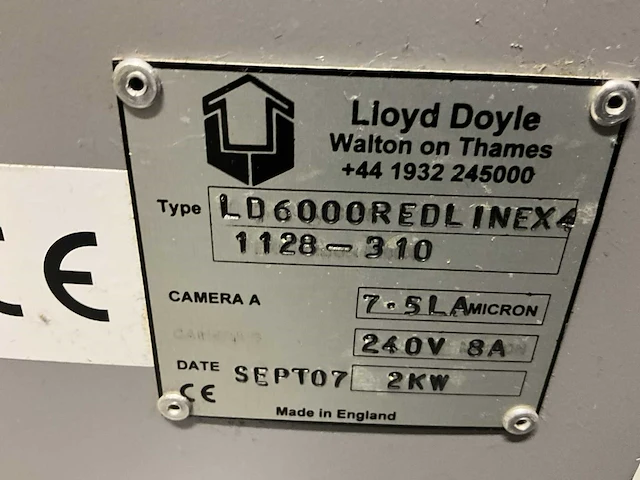 2007 lloyd doyle redline x4 ld6000 pcb scanner - afbeelding 8 van  8