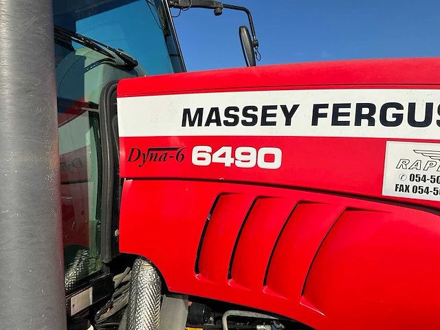 2007 massey ferguson 6490 dyna-6 vierwielaangedreven landbouwtractor - afbeelding 2 van  32