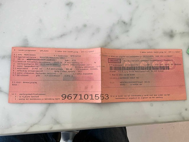 2007 mercedes-benz sprinter personenauto - afbeelding 18 van  26