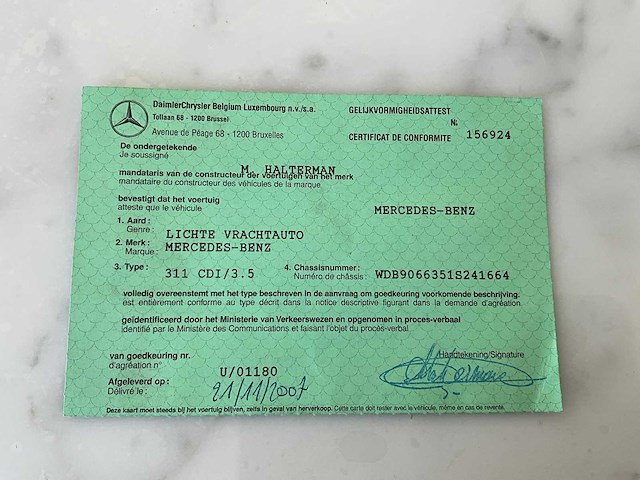 2007 mercedes-benz sprinter personenauto - afbeelding 19 van  26