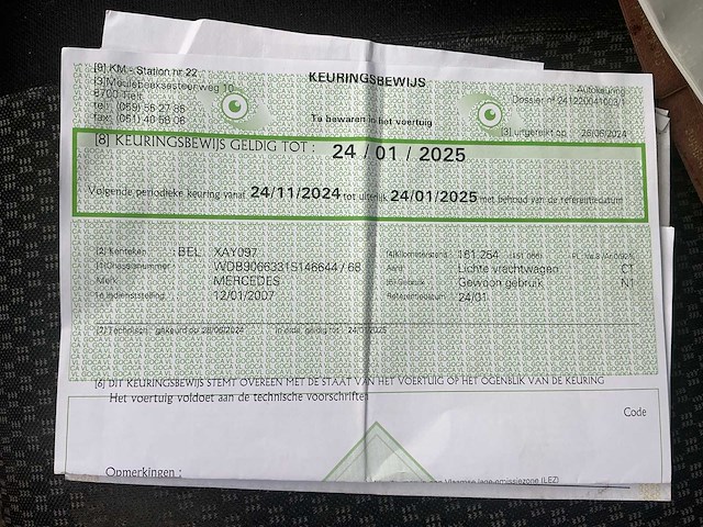 2007 mercedes sprinter bedrijfswagen - afbeelding 28 van  38