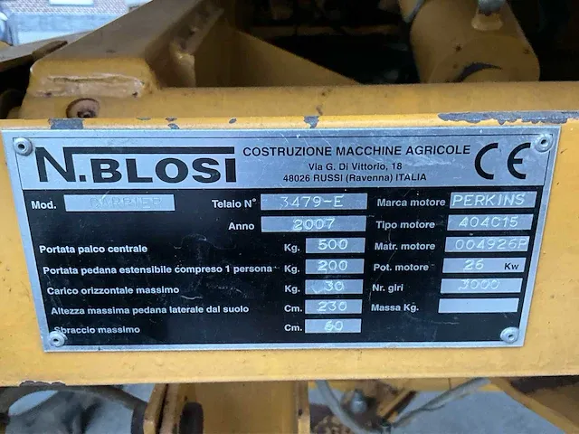 2007 n.blosi carrier 3479-e plukwagen - afbeelding 8 van  38
