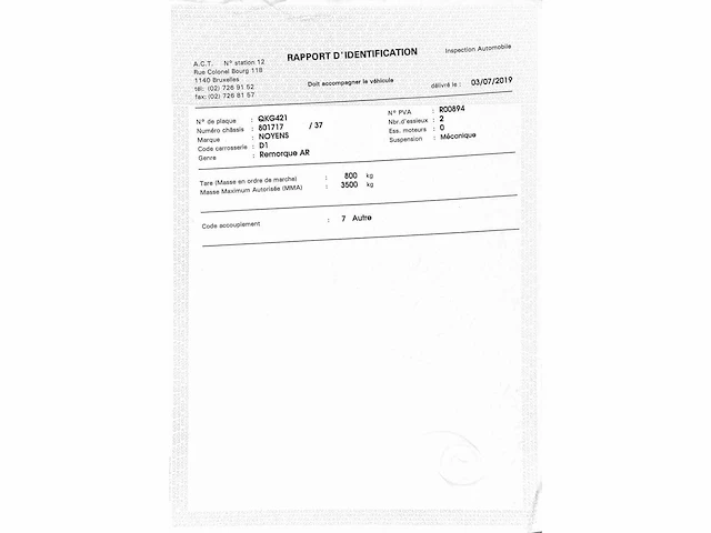 2007 noyens a2/3500a be oplegger - afbeelding 14 van  25
