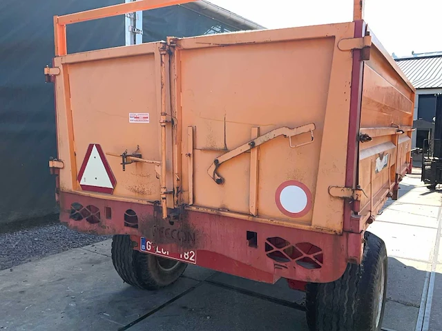 2007 peecon 600 dumper aanhanger - afbeelding 16 van  19