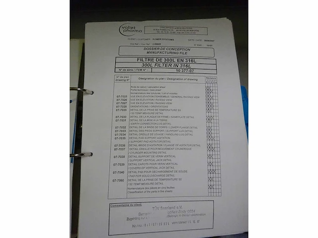 2007 poeder systems limited codap 2 div 2 roestvrijstalen vacuümdroger filtergelijkrichter 316l - afbeelding 16 van  35