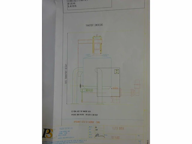 2007 poeder systems limited codap 2 div 2 roestvrijstalen vacuümdroger filtergelijkrichter 316l - afbeelding 28 van  35