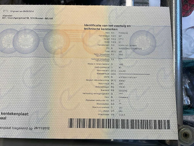 2007 porsche cayman personenauto - afbeelding 23 van  38