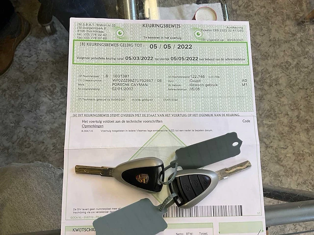 2007 porsche cayman personenauto - afbeelding 35 van  38