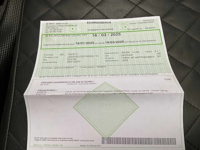 2007 suzuki sx4 1.6benzine /airco - afbeelding 4 van  14
