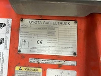 2007 toyota 7fbest13 vorkheftruck - afbeelding 5 van  16