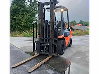 2007 toyota 7fgf25 vorkheftruck - afbeelding 1 van  50