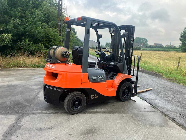 2007 toyota 7fgf25 vorkheftruck - afbeelding 45 van  50