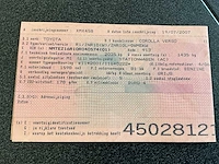 2007 toyota corolla verso stationwagen - afbeelding 11 van  21