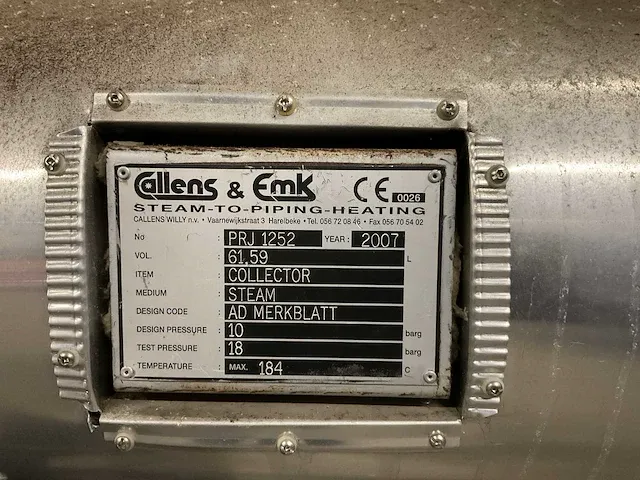 2007 viessmann vitomax 200 hs (m237 024) stoomketel - afbeelding 10 van  10