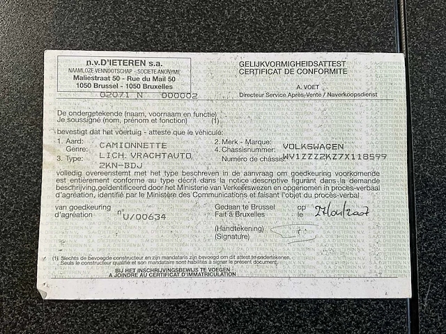 2007 volkswagen caddy bedrijfswagen - afbeelding 10 van  20