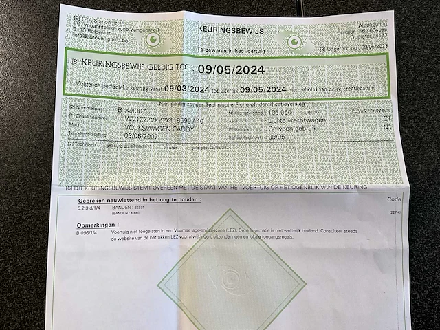 2007 volkswagen caddy bedrijfswagen - afbeelding 11 van  20