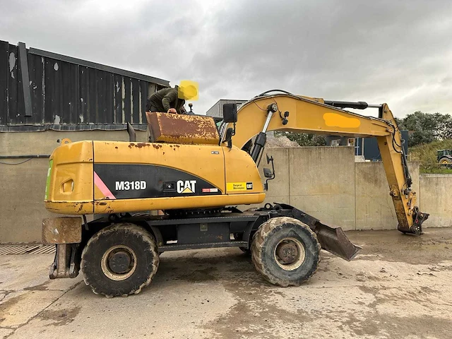 2008 - caterpillar - m318d - mobiele graafmachine - afbeelding 16 van  20