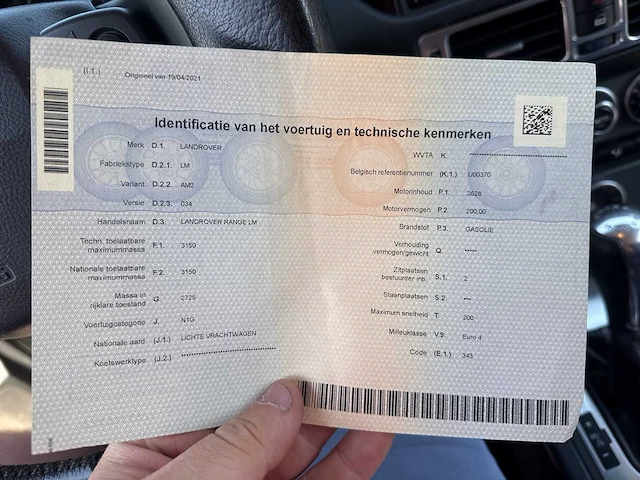 2008 - landrover range lichte vracht - personenauto - afbeelding 38 van  43