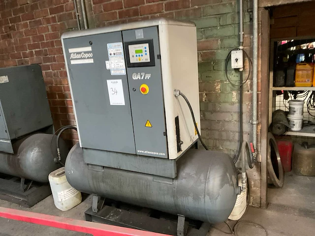 2008 atlas copco ga7 luchtcompressor - afbeelding 5 van  6
