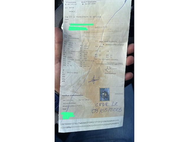 2008 bmw 520d - afbeelding 24 van  38