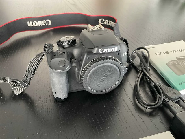 2008 canon eos 1000d spiegelreflectiecamera - afbeelding 3 van  7
