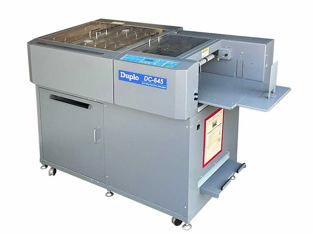 2008 duplo docucutter dc-645 + pfm01 document afwerkingsmachine - afbeelding 6 van  12