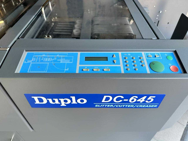 2008 duplo docucutter dc-645 + pfm01 document afwerkingsmachine - afbeelding 9 van  12