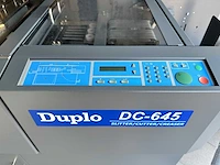 2008 duplo docucutter dc-645 + pfm01 document afwerkingsmachine - afbeelding 9 van  12