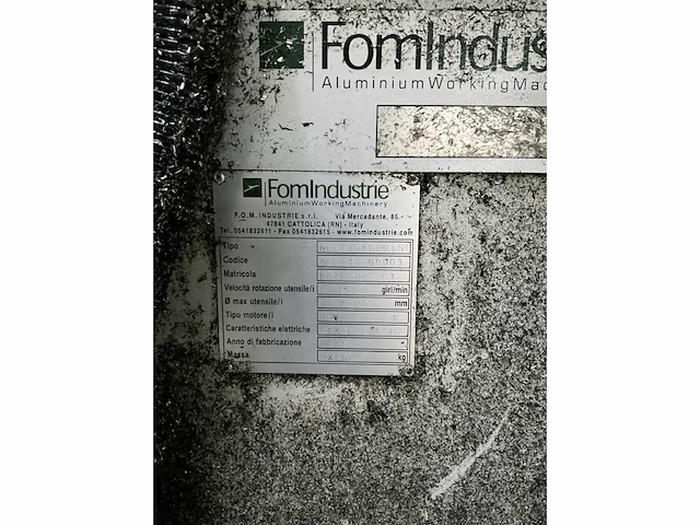 2008 fom industrie metaalbewerkingsinstallatie - afbeelding 28 van  34