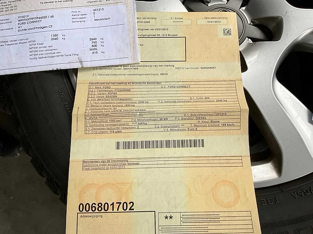 2008 ford connect lichte vrachtwagen - afbeelding 14 van  24
