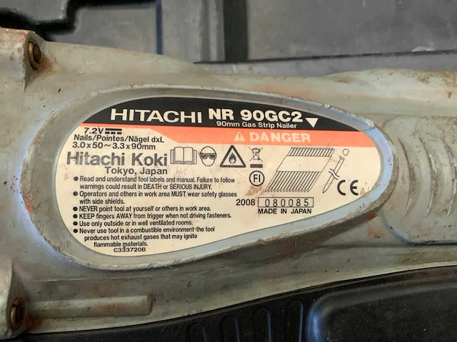 2008 hitachi nr 90gc2 tacker - afbeelding 5 van  6