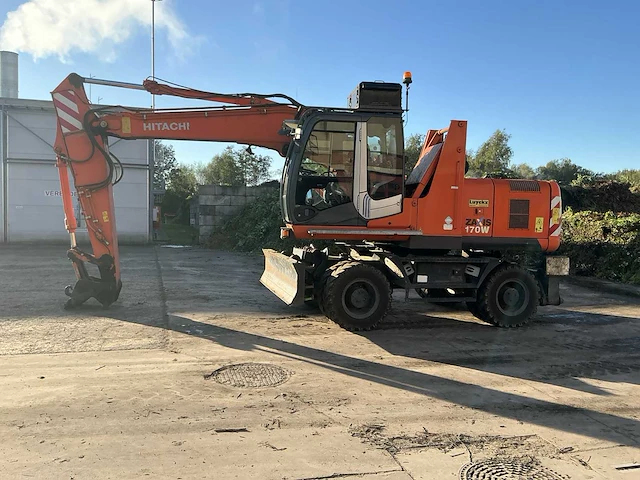 2008 hitachi zx170wbs-3 banden graafmachine - afbeelding 5 van  27