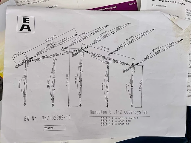 2008 hobby caravan + voortent en luifel & fietsenrek - afbeelding 64 van  70