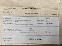 2008 hobby caravan + voortent en luifel & fietsenrek - afbeelding 68 van  70