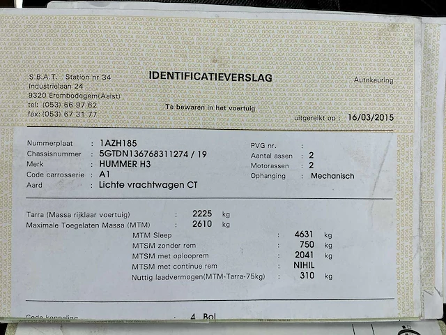 2008 hummer h3 lichte vracht - afbeelding 30 van  36